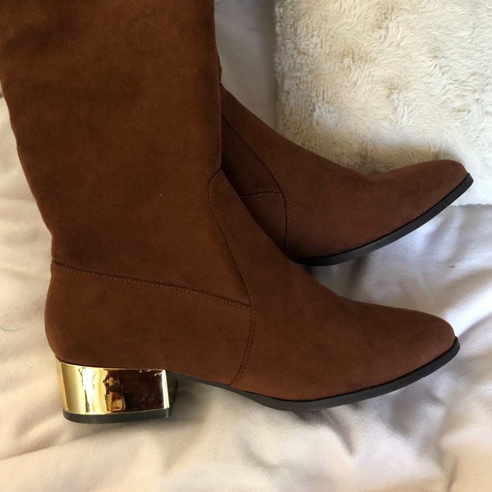 Forget 21 Camel Over The Knee Boot Sz9